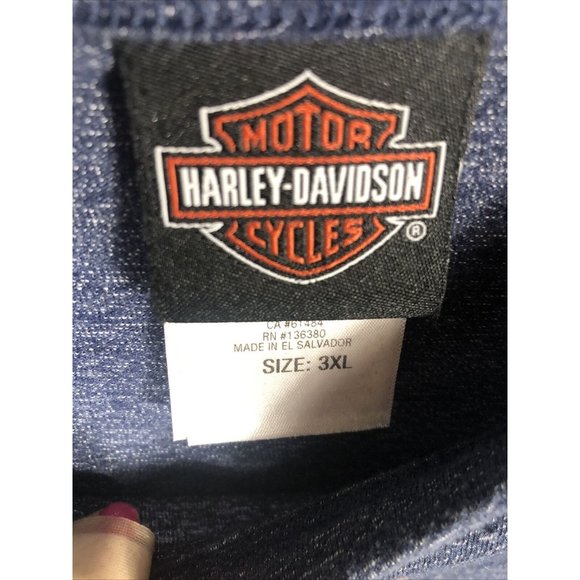 Harley Davidson Shirt Men's Motorcycle  T-Shirt Size Men's 3X Large - Picture 4 of 13